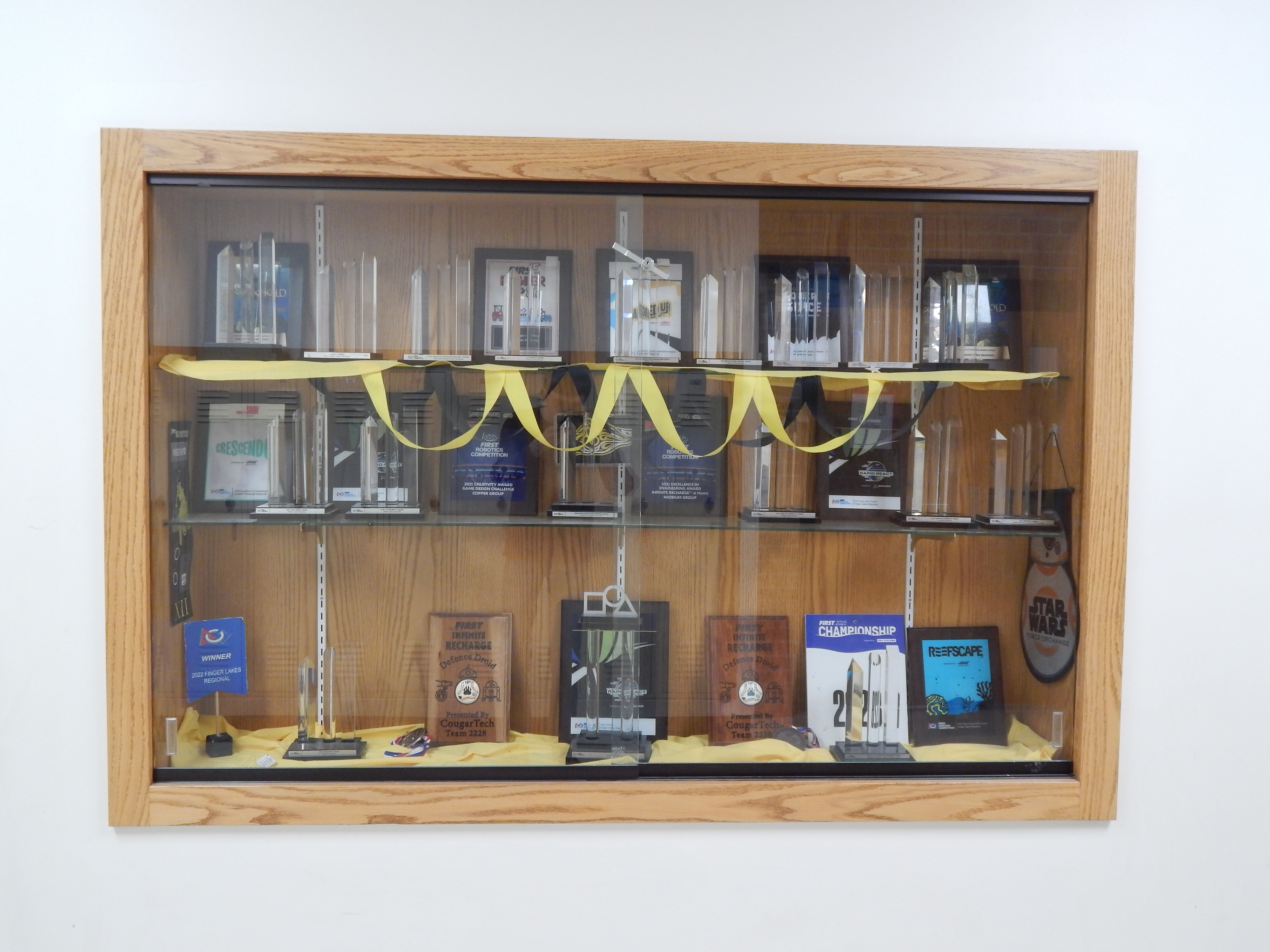 Our Awards cabinet